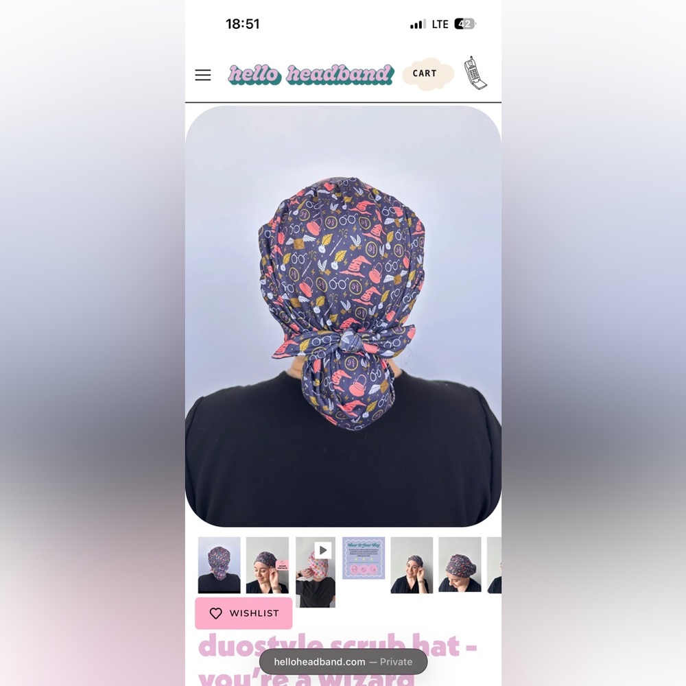Scrub cap